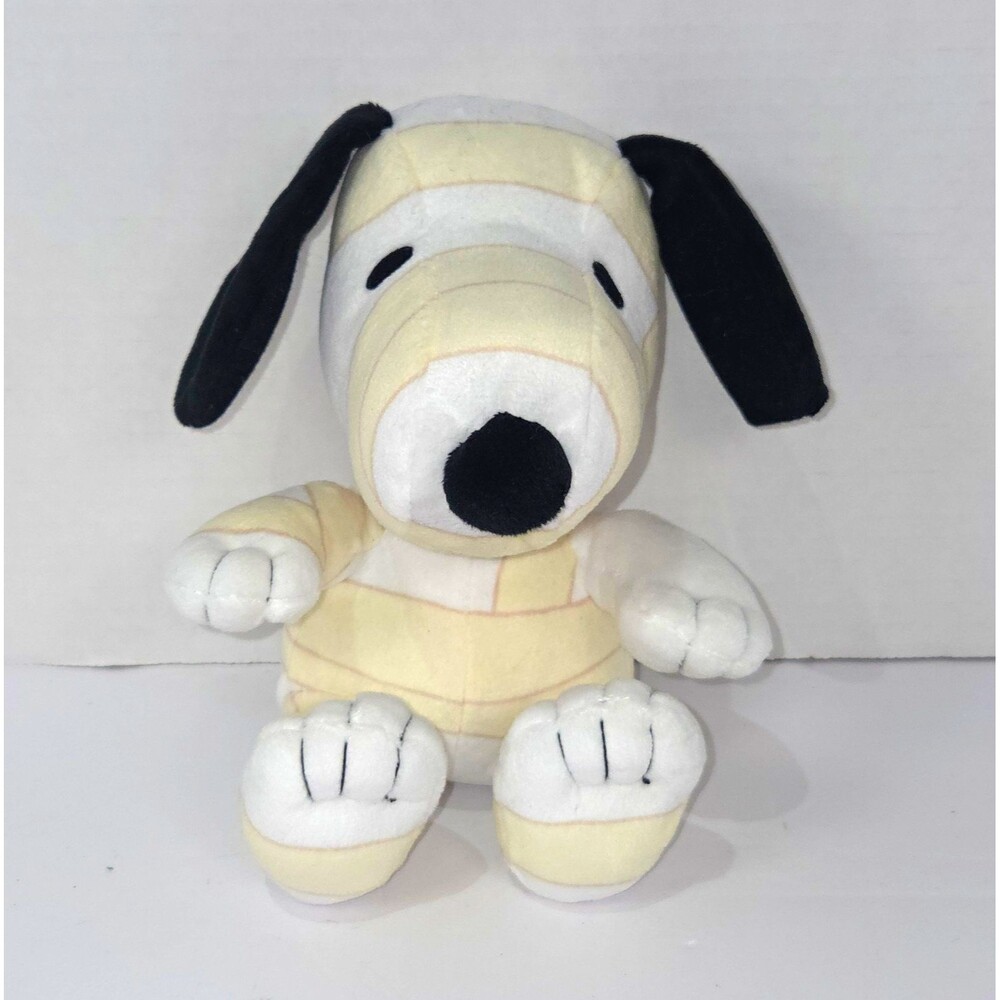 Hallmark Peanuts Snoopy Mummy Halloween Plush Stuffed Dog Washable 2021